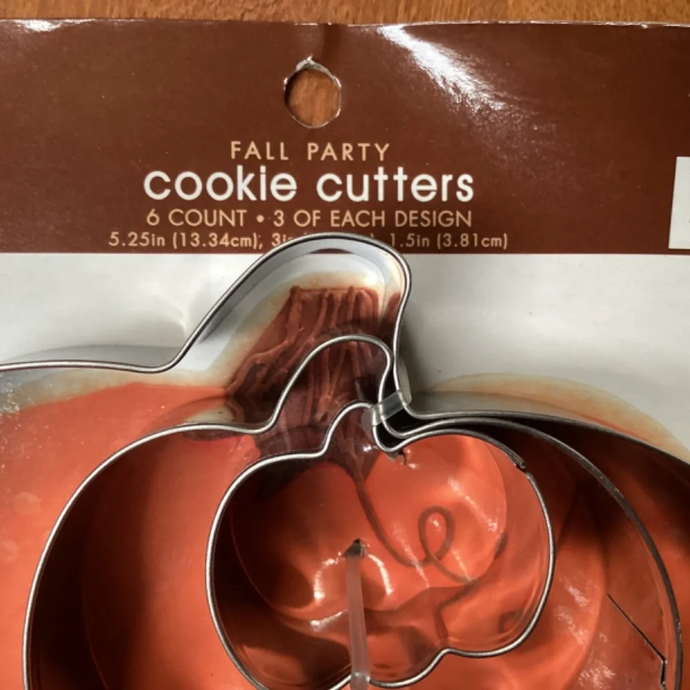 Fall Party Cookie Cutters and Silicone Mold New  2 packs